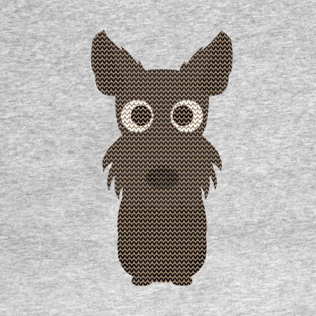 Scottish Terrier Ugly Christmas Sweater Knit Pattern by DoggyStyles